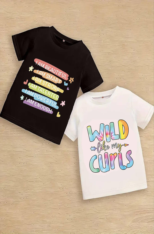 2 Pcs Kids Simply Tees