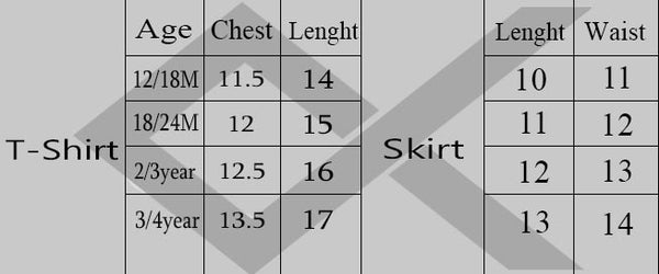 Koti Style Butterfly T-Shirt Plaid & Denim Skirt Suit